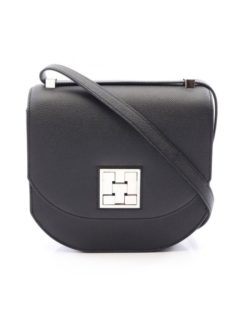 Hermes Shoulder Bag Mosaic Black Pull Noir